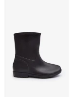 Klasické dámské nazouvací holínky černé Solihia