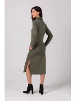 Dámské šaty B274 Khaki - BeWear Dámské šaty B274 Khaki - BeWear