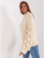 Jumper AT SW 2382.97P světle béžová