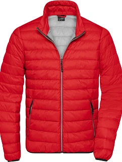 Daiber JN 1140 Pánská péřová bunda 02.1140 red/silver