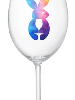 ZAJÍČEK - čirá sklenice na víno 350 ml