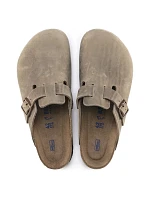 Dámské dřeváky Birkenstock BOSTON BS 1019484 TABACCO BROWN (úzká šířka)
