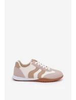 Klasické Dámské Tenisky Z Eko Kůže Béžové Maretina