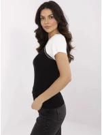 NM TS Tričko V7940.17 černé a bílé