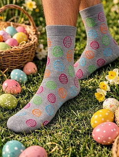 Pánské ponožky Velikonoční vajíčka 0125.142