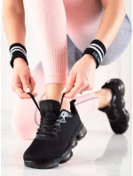 Exkluzívní tenisky dámské černé bez podpatku Exkluzívní tenisky dámské černé bez podpatku