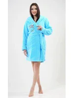 Dámský župan krátký s kapucí Sova Dámský župan krátký s kapucí Sova