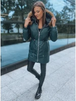Dámská zimní bunda parka SANAH tmavě zelená FashionStreet TY2889