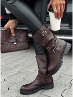 Dámské krátké hnědé boty WORKENNA FashionStreet ZY0543
