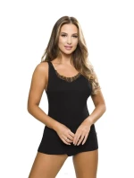 Dámská košilka Ailin black - EMILI Dámská košilka Ailin black - EMILI