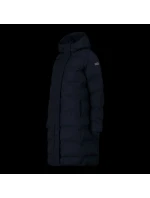 Dámský zimní kabát s kapucí CMP zateplená nepromokavá bunda černá (34K0096/N950)