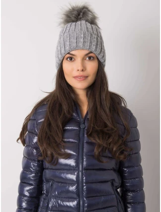 Dámská čepice.93 šedá Dámská čepice.93 šedá