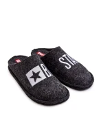 Klasické pánské pantofle Big Star KK176003 Černé Klasické pánské pantofle Big Star KK176003 Černé