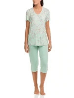 Dámské pyžamo 12251-510 zelená - Vamp Dámské pyžamo 12251-510 zelená - Vamp