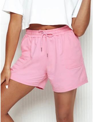 Dámské teplákové šortky PELLA pink FashionStreet SY0410