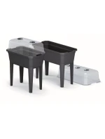 RESPANA SET ECOLINE STOJÍCÍ SKLENĚNÝ SPRCHOVÝ Kout 59,6x36,8x75,3 cm ANTRACITOVÝ