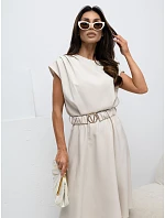 Šaty MI SK 3430 1.01 světle béžové