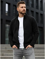 Pánská mikina na zip černá FashionStreet BX4771