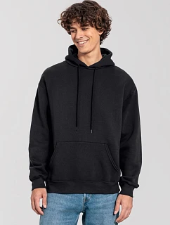 Fruit of the Loom Iconic Premium Hooded Sweat Mikina s kapucí z těžké bavlny 16.2284 black