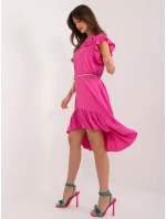 DHJ SK 8921 šaty.21 tmavě růžová DHJ SK 8921 šaty.21 tmavě růžová