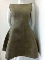 Dámské šaty M456 olivové - Figl