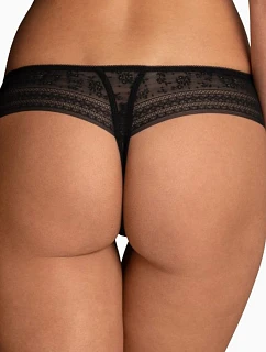 Fleur tanga 1354 black - RosaFaia