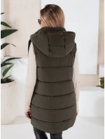 Dámská prošívaná vesta TOLIS zelená FashionStreet TY3299