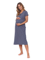 Dámská těhotenská košile 4119 blue plus - Doctornap
