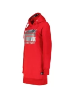 Geographical Norway Fabienne W WW4561F/GNO-RED Mikina s kapucí