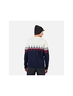 SVETR ROSSIGNOL PATTERNED CN SWEATER, tmavě modrý SVETR ROSSIGNOL PATTERNED CN SWEATER, tmavě modrý