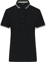 Daiber JN 1305 Dámské těžké piqué polo s proužky 02.1305 black/white/grey Daiber JN 1305 Dámské těžké piqué polo s proužky 02.1305 black/white/grey
