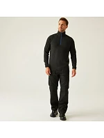 Regatta TRF 691 Fleecová mikina structure s 1/4 zipem "Navigate" 36.F691 black/classic red