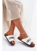 Dámské Pantofle S Klepem Na Korkové Platformě Béžové Baylin