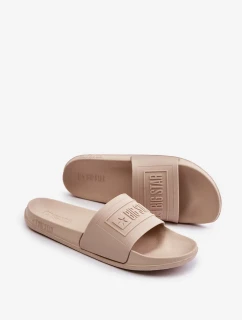 Lehké Dámské Pantofle Big Star OO274035 Béžové