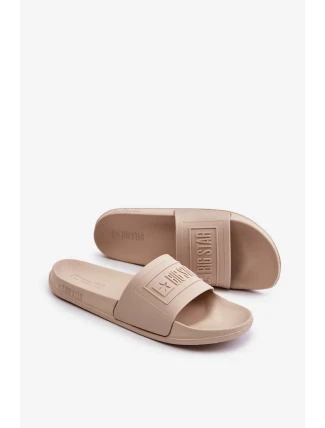 Lehké Dámské Pantofle Big Star OO274035 Béžové