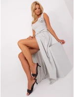 EM SK 820 šaty.06 světle šedá EM SK 820 šaty.06 světle šedá