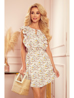 Šaty s volánky a dvojitou sukní Numoco VALENTINE - vícebarevné