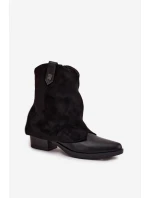 Boty na podpatku  model 217192 Step in style