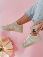 LUCIOS béžové FashionStreet dámské tenisky na platformě ZY0863 LUCIOS béžové FashionStreet dámské tenisky na platformě ZY0863