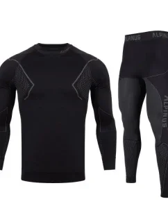 Pánské termo tričko GT43257 black-grey - Alpinus Active