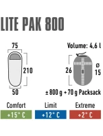 Spací pytel High Peak Lite Pak 800 23260 Spací pytel High Peak Lite Pak 800 23260