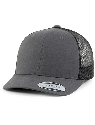 Flexfit 6606TNU 6 panelová kšiltovka "2-Tone Trucker" 55.06TU charcoal/black