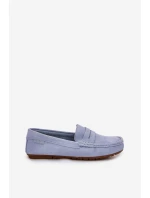 Semišové Dámské Mokasíny Big Star RR274943 Modré
