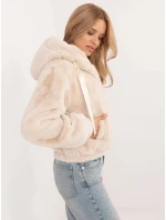 Dámská bunda G230111.55P světle béžová - FPrice Dámská bunda G230111.55P světle béžová - FPrice