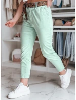 Dámské kalhoty s páskem MADELINA mint FashionStreet UY2624