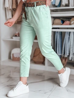 Dámské kalhoty s páskem MADELINA mint FashionStreet UY2624
