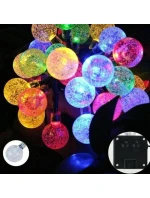 SOLÁRNÍ ZAHRADNÍ SVĚTLO GIRLANDA SOLÁRNÍ ŘETĚZ 4,9 M 40LED MULTICOLOUR