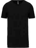 Kariban K 3014 Pánské elastické tričko s výstřihem do V 20.3014 black Kariban K 3014 Pánské elastické tričko s výstřihem do V 20.3014 black