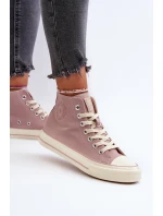 Dámské vysoké tenisky Big Star NN274277 růžové