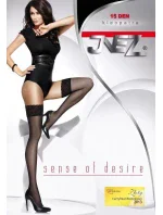 Dámské samodržící punčochy Kleopatra 15 DEN - Inez Dámské samodržící punčochy Kleopatra 15 DEN - Inez